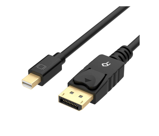 Mini Displayport to Displayport Cable, Mini DP to DP, 4K Ready, Gold Plated, 6 Feet